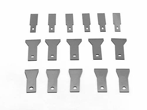 Pisau lurus agglomerator — Pisau cutter compactor / agglomerator — D2 / SKD11 / HSS / alloy steel | Leader Blades