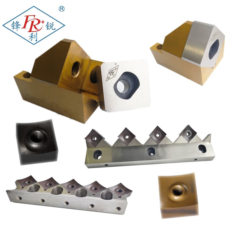 Pisau aci tunggal segi empat — Pisau shredder aci tunggal — D2 / SKD11 / carbide-tipped alloy steel | Leader Blades